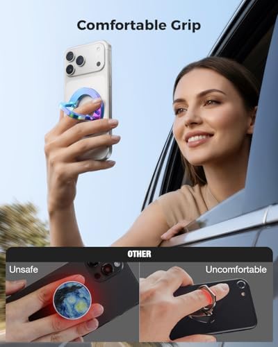 SUPERONE for MagSafe Phone Grip,Magnetic Phone Ring Holder and Stand - Image 3