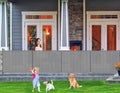 EZIGO 180 Inch Retractable Baby Gates, 41 Inch Extra Tall Retractable Gate by EZIGO