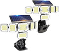 Solar Flood Lights Outdoor,5000LM Clip on Solar Lights with Motion Sensor by LightupYourLife