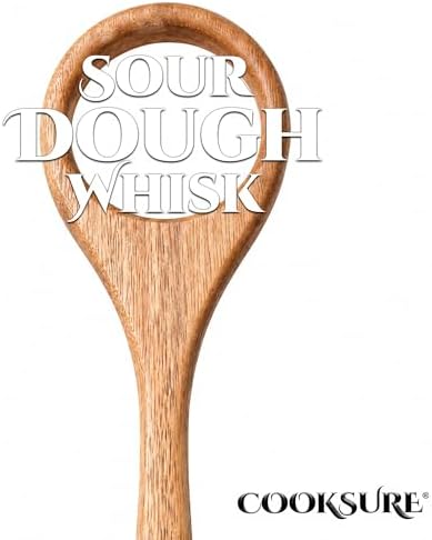 Danish Dough Whisk for Sourdough Bread – 13 Inch Bread Whisk with Wooden Handle – Smoothly Sturdy for Heavy Dough Baking, Swedish Dough Whisk Tool - Image 4