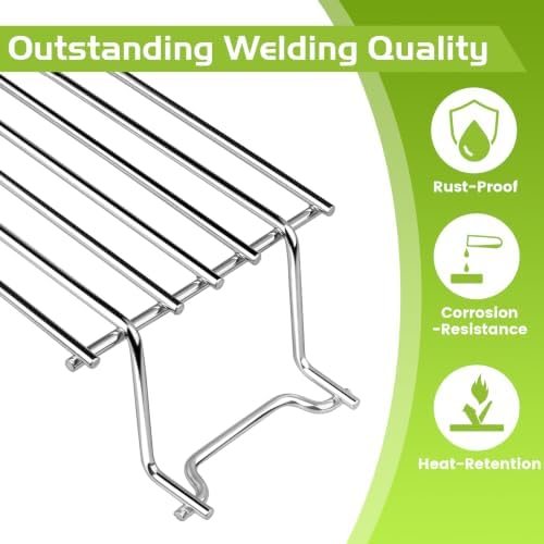 Warming Rack for Weber Spirit I II 200 Series 69866 Replacement Part GS4 E210 S210 E220 S220 Gas Grills with Front-mounted Control Panels (2013+) 67026 Stainless Steel Grill Upper Rack BBQ Accessory - Image 4