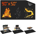 90 x 50 Inch Large Under Grill Mats for Outdoor Grill BBQ Mat by OFASIZEN