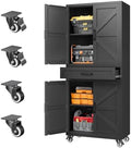 Letaya Metal Garage Storage Cabinets with Wheels,Black Rolling Tool Cabinet by LetayaMetalCabinets