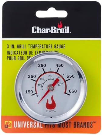 Charbroil Replacement Universal 3” Gas Grill Temperature Gauge - 8966083 - Image 2