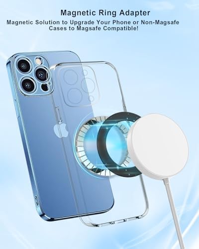 Magnetic Adapter Ring, Compatible with Kindle Pop Socket Magnetic,for Magsafe Accessories & Wireless Charging for iPhone 16/15/14/13/12 Mini Plus Pro Max/Pixel 8/ S24 Ultra/ S23 and More - Image 5