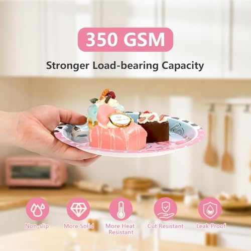 96Pcs Goals or Bows Gender Reveal Party Decorations, Serves 24 - Image 5