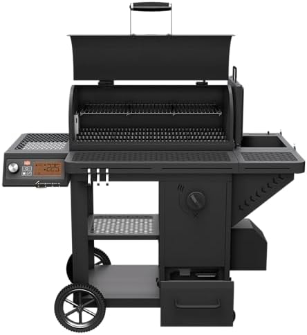 Oklahoma Joe's Tahoma Auto-Feed Charcoal 900 Deluxe Smoker and Grill, Black - 24203105 - Image 2