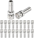 M METERXITY 20-Pack Brass Misting Nozzles, 0.02"/0.5mm Orifice Mister Replacement Heads for Outdoor Cooling System/Landscaping/Humidification/Greenhouse, 6mm Low-Pressure Fog Sprayer Nozzle by MMETERXITY