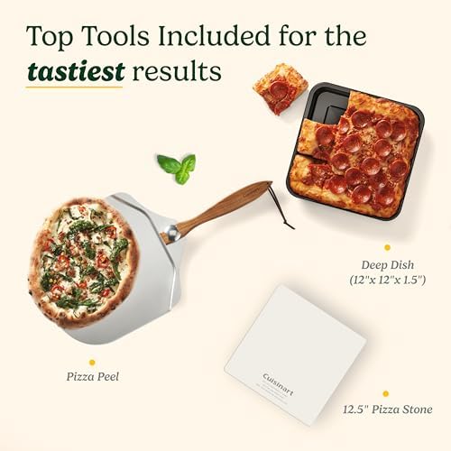 Cuisinart Indoor Pizza Oven – Bake 12” Pizzas in Minutes – Portable Countertop Pizza Oven – Matte Black Stainless Steel - CPZ-120MB - Image 3