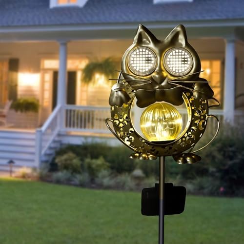 SRNPMIU Solar Lights Outdoor Decor, Solar Cat Yard Decorations Outdoor by Unknown