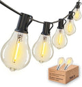 Outdoor String Lights 36FT Patio Light Waterproof for Backyard Porch Bistro by Lifeisgood