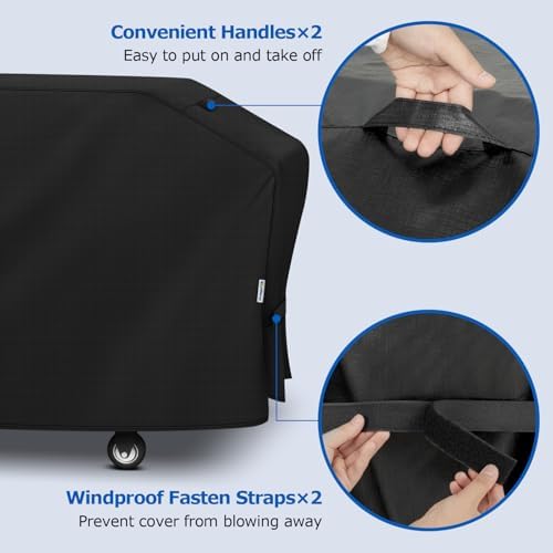 SunPatio Griddle Cover for Blackstone 36" Pro Series, Outdoor Barbecue Flat Top Gas Grill Cover 75 Inch for 4 Burner Cooking Station, Waterproof All Weather Protection - Image 6