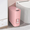 Cesun 5 Gallon Automatic Bathroom Trash Can with Lid, Pink, Touchless by Cesun