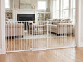 95.2-100 Inch Extra Wide Baby Gate for Stairs Doorways by HOOOEN