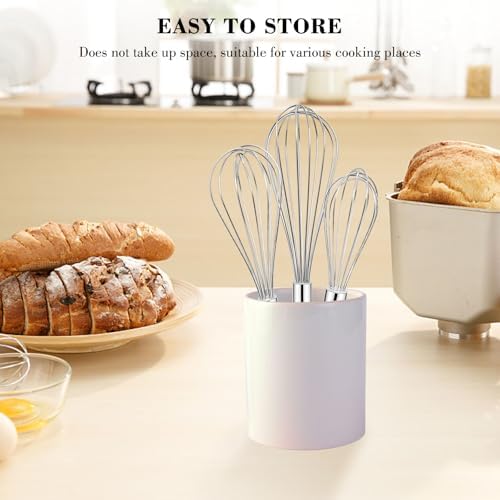 NileHome 3-Pack Stainless Steel Whisk Set, Kitchen Utensils for Cooking - Image 6