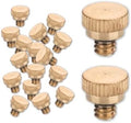 BRBASAP 20Pcs Mister Nozzles Plugs for Outdoor Cooling System Replacement Parts for High Pressure Misting Tips 10/24 Screw Brass Thread Misting Nozzle Plug Patio Misters Accessories by BRBASAP