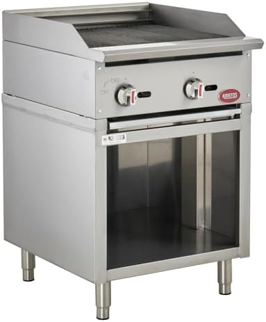 Kratos 24" Commercial Gas Radiant Charbroiler with Custom Open-Base by Kratos