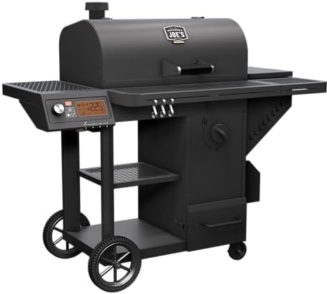 Oklahoma Joe's Tahoma Auto-Feed Charcoal 900 Deluxe Smoker and Grill, Black - 24203105 - Image 3