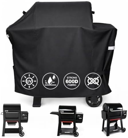QuliMetal Grill Cover for Weber Searwood 600 Pellet 3400145 by QuliMetal