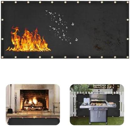3' X10' Grill Heat Shield for Deck Railing, Fireproof Heat Shield for Grill by Unknown