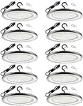 AIKVSXER 10Pack UFO LED High Bay Lights, 150W Shop Lights, 22500LM, 6000K by AIKVSXER