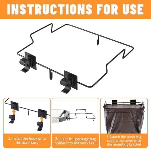 Organizer Kit for Weber Grill Accessories Mount on Weber Side Rail - Image 3