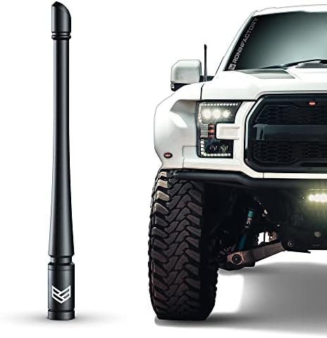 RONIN FACTORY Truck Antenna for Ford F150 Short Antenna Accessories F250 F350 Super Duty Dodge RAM 1500 Raptor Accesorios (Bronco 21-23) Accessories Short Replacement 8 Inch by RoninFactory