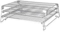 Jerky Racks for Smoker,21" 3-Tier Foldable Sliding Jerky Racks for Traeger, Pit Boss, GMG, Camp Chef and More Smoker Grills, 830"² Cooking Space Expansion Accessory for Barrel Pellet Grills by WelcometoFlameDuty