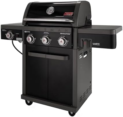 Coleman Revolution 3-Burner Gas Grill with Side Burner, Convertible Propane to Natural Gas, 45,000 + 13,000 BTU, 650 sq in, Outdoor BBQ Grill - Image 6