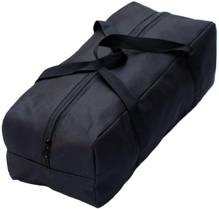 Extra Large Heavy Duty Duffle Bag - Foldable Storage Organizer for Camping Chairs, Grill Tools, Tent, Yoga Mat, Fishing Gear & Tool Kits with Shoulder Strap (52L-27.56''(L)x9.45''(W)x12.2''(H)) by YLTQQT