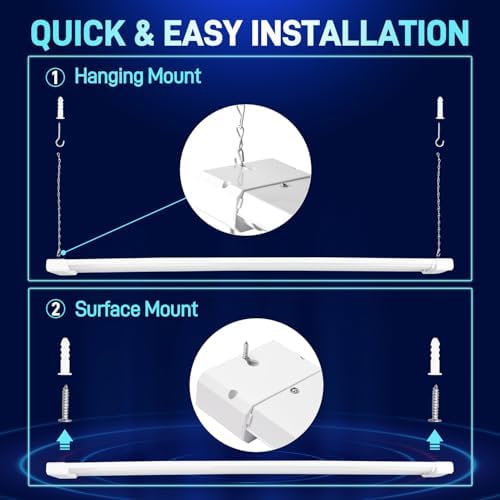 hykolity 4FT Linkable LED Shop Light for Garage, 6500LM - Image 3