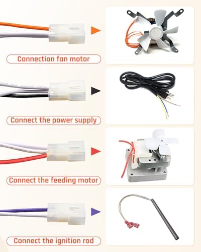 Digital Thermostat Controller Board Fit for Z Grills Pellet, 120V BBQ Thermostat Control Panel Kit for Wood Pellet Grill - Image 5