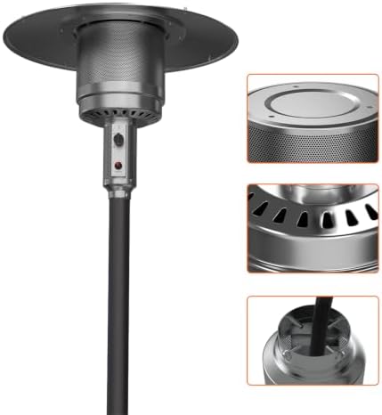 48,000 BTU Replacement Burner Head for 3" Patio Heaters, Stainless Steel - Image 3