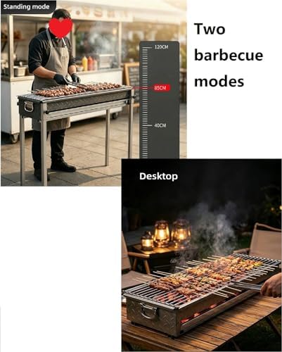 Yakitori Charcoal Grill, 47 In Household/Commercial Charcoal Barbecue Grill - Image 5