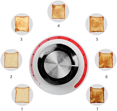 Commercial Conveyor Toaster, 300 Slices/H Electric Stainless Steel 1.9KW Countertop Toaster Heavy Duty 100% 304 Foodgrade Silver Bread for Home Restaurants Bakery Use - Image 3