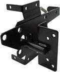 Stainless Steel Vinyl Gate Latch Black (for Vinyl, Wood, PVC etc. Fencing) Fence Gate Latch w/Mounting Hardware - CASE Qty 12 by JakeSales