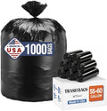 Delxo 55-60 Gallon Trash Bags, 1000 Count, 38×58' Large Black Garbage Bags by Delxo