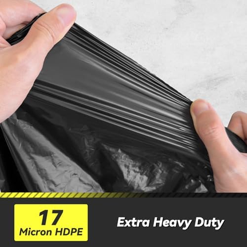 Wowflash 100 Count 17 Micron Extra Heavy Duty 4 Gallon Trash Bags - Image 3