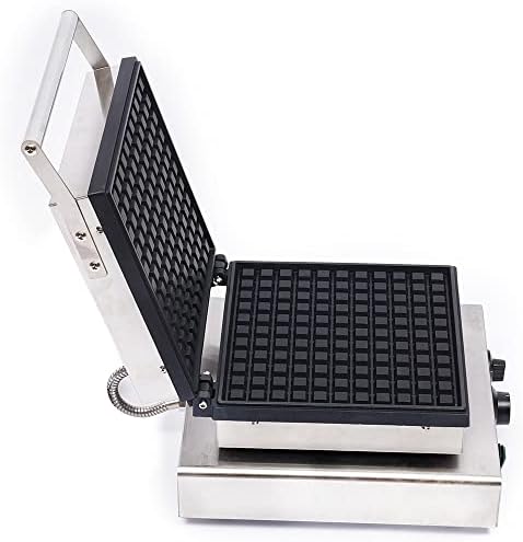Commercial Waffle Maker, 2000W Electric Waffle Machine, Stainless Steel Waffle Iron Baker with Non-Stick Coating, 122-572℉ Temperature Adjustable - Image 4