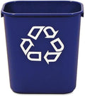 Rubbermaid Commercial Products Wastebasket Blue Recycle, 3.25Gal, Pk of 12 by RubbermaidCommercialProducts