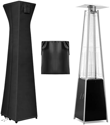 OutdoorLines Waterproof Patio Heater Covers with Zipper and Storage Bag, by OutdoorLines