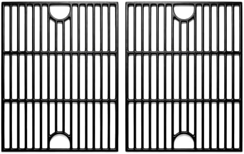 13" x 17" Cast Iron Grill Grates for Nexgrill 4 & 5 Burner 720-0830H 2PC by Gcostar