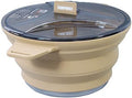 2.5L Collapsible Camping Cook Pot, Khaki by CAMPWOLF