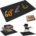 MODIGT 60"×48" Under Grill Mat for Outdoor Grill,Double-Side Fireproof & Heat-Resistant Outdoor Grill Mat,Protective Mat for Patio,Courtyard,Tabletop by MODIGT