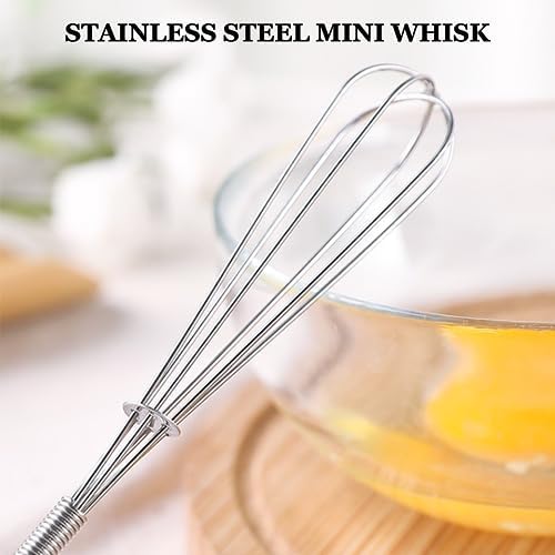 NileHome Mini Whisks Stainless Steel Whisk Set - 5" 7" 7" - Image 6