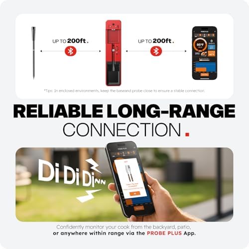 Smart Bluetooth Wireless Meat Thermometer Digital, 0.5S Instant Read - Image 4