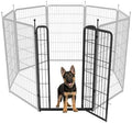FXW Add-On Gate Panel for Outdoor Dog Playpen, 45" H, Black, Patented by FXW