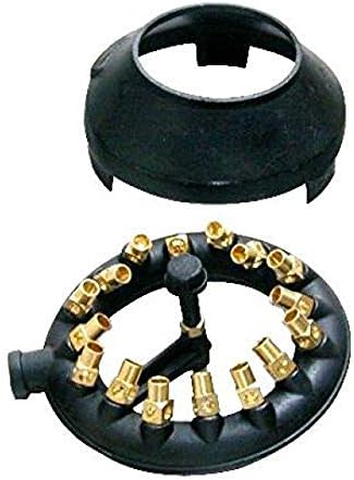 SUNRISE Kitchen Supply 16 Tip Natural Gas Jet Burner with Cap and Pilot (1) - Image 2