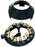 SUNRISE Kitchen Supply 16 Tip Natural Gas Jet Burner with Cap and Pilot (1) by Unknown