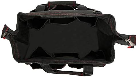WORKPRO 14-inch Tool Bag, Multi-pocket Tool Organizer with Adjustable Shoulder Strap, W081021A , black - Image 4